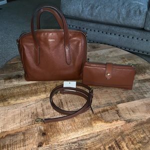 Fossil Bag and Wallet